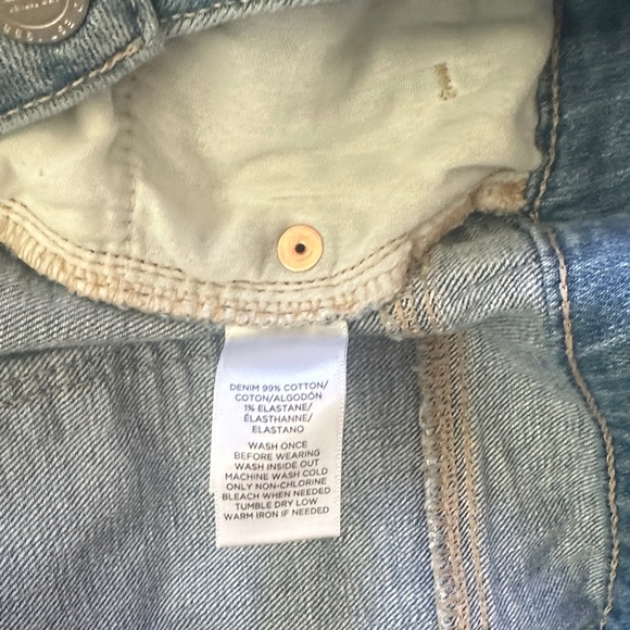 Ana Taylor Casual Light Blue Denim Mini Skirt size 4 petite - Picture 6 of 6